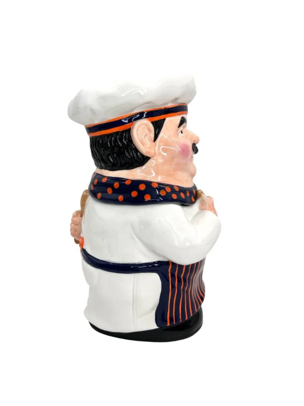 VIRGINIA CAVALIERS COLLEGIATE COLLECTABLES CHEF COOKIE JAR - 1ST IN A SERIES!
